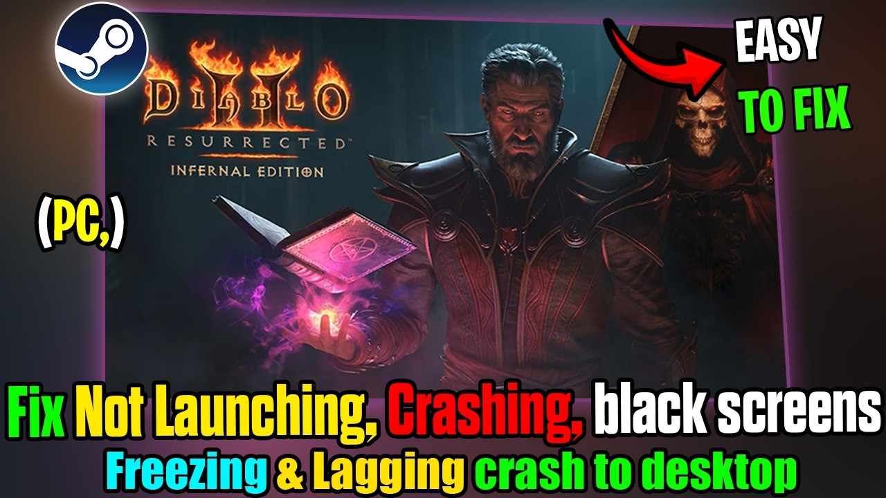 Fix Diablo II Resurrected Infernal Edition Crash | Not Launching, Fatal Error, Lag Fix