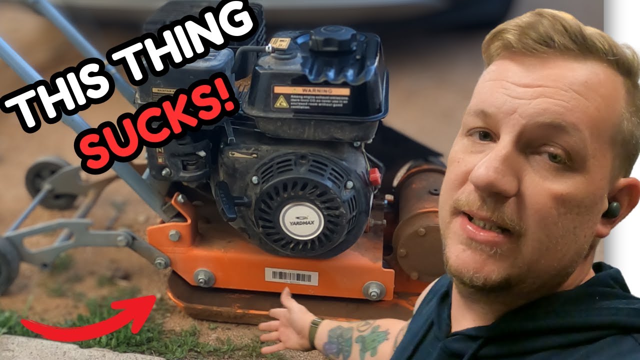 This Yardmax Plate Compactor Was TRASHED&hellip; But I Brought It Back to LIFE!