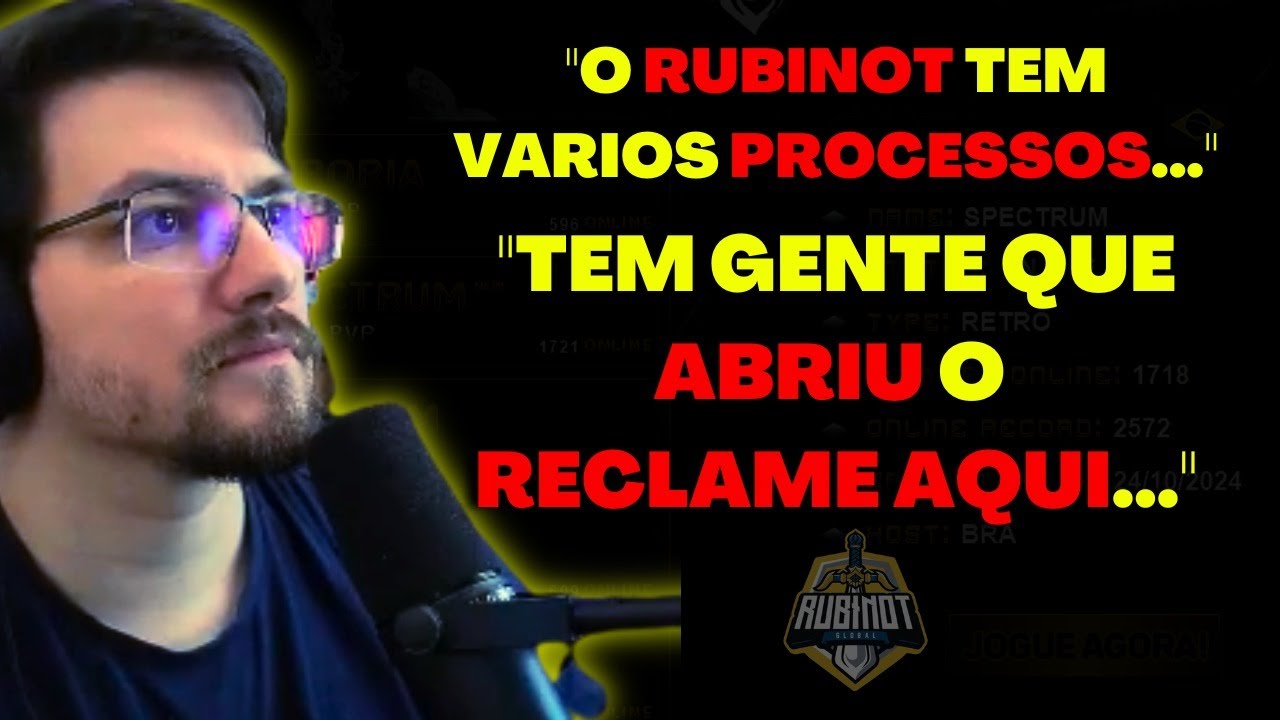 Tibia RUBINI &Eacute; QUESTIONADO SOBRE PROCESSOS NO RUBINOT #FinanceirandoPlay
