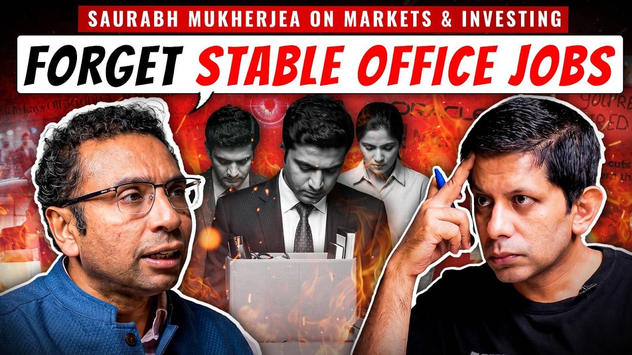 End Of The Middle Class Dream & Safe IT Jobs | More Pain For India? | Samvaad With Saurabh Mukherjea