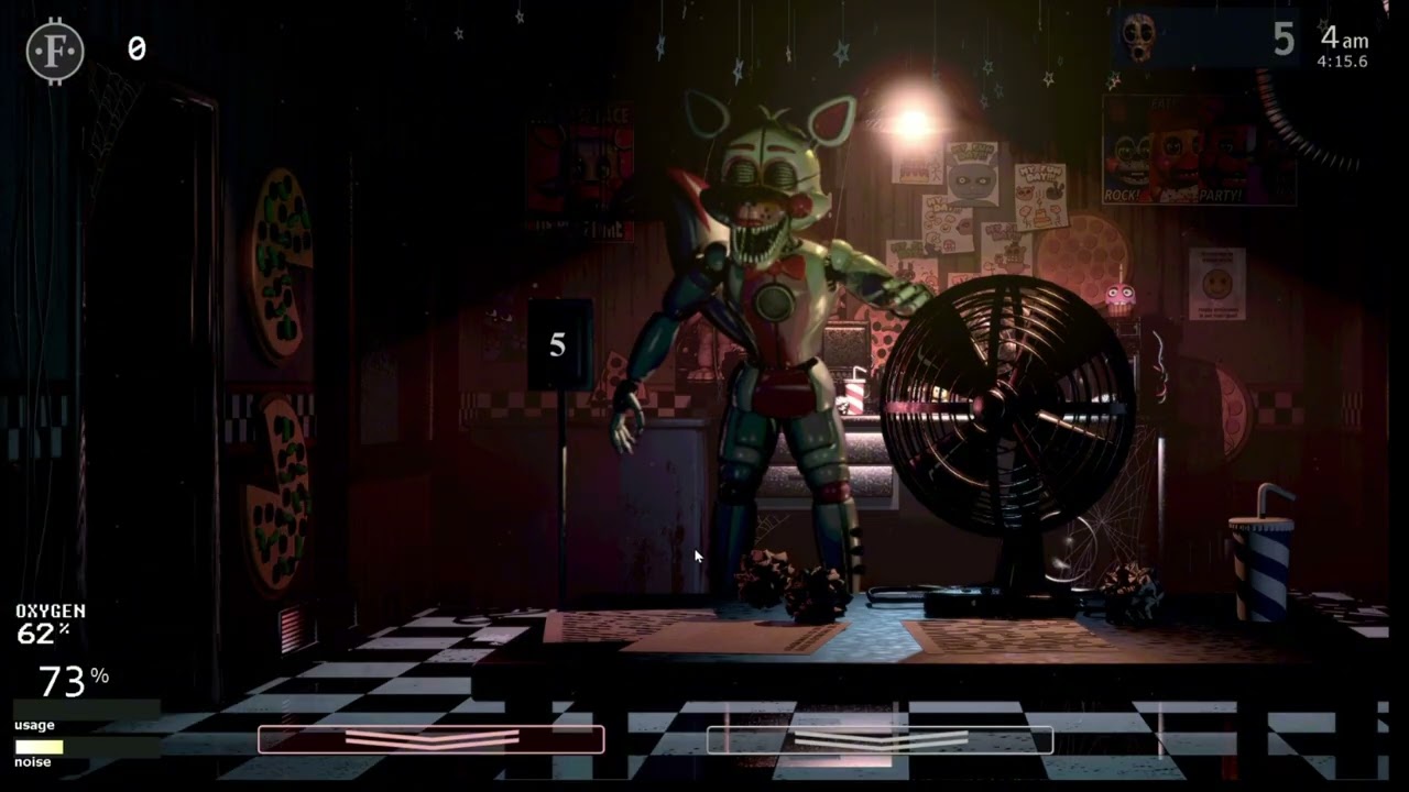 FNAF Ultimate Custom Night Plus Gameplay Part 2: Sister Location and FNAF 6 Animatronics!