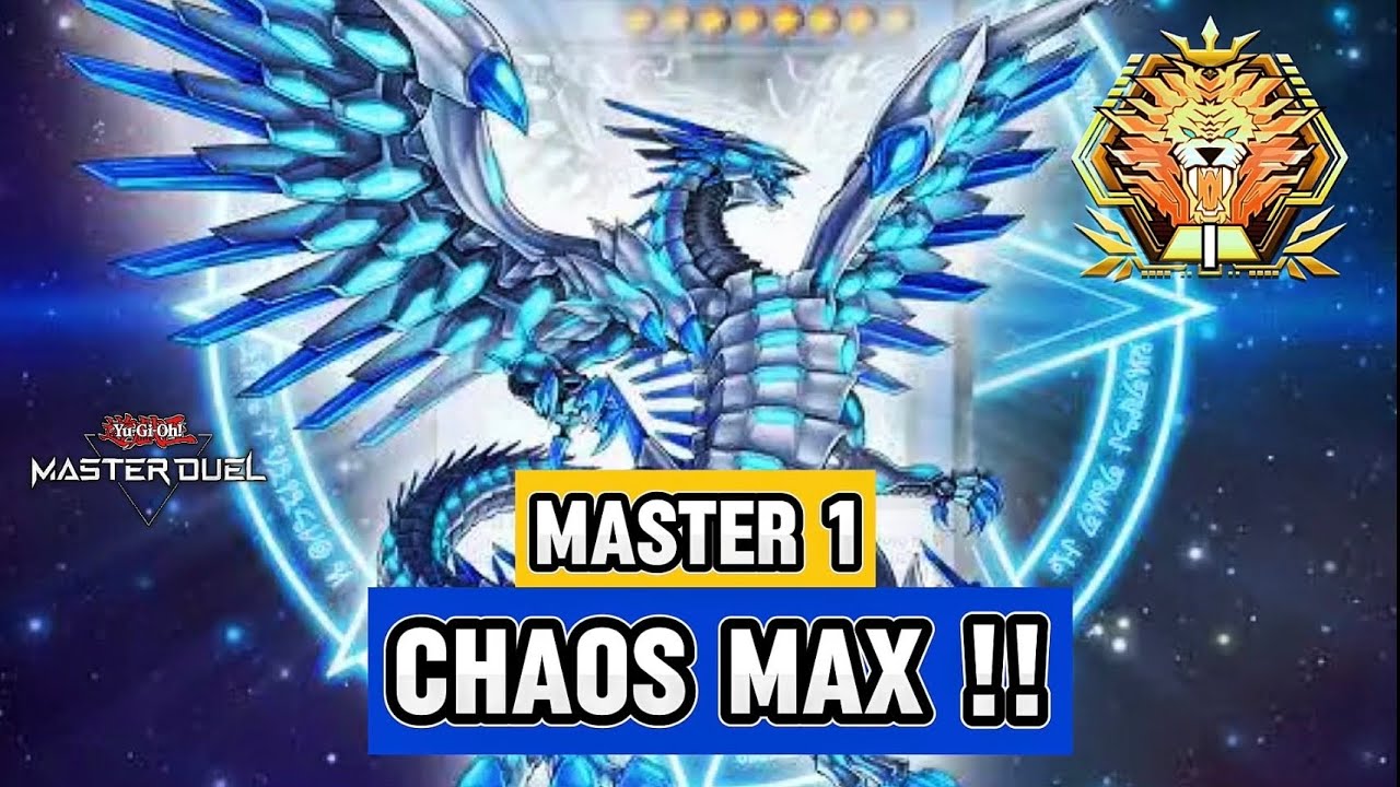 MASTER 1 CHAOS MAX Deck, Crushing Ryzeal and Maliss with the Blue-Eyed Dragon !! [Master Duel]