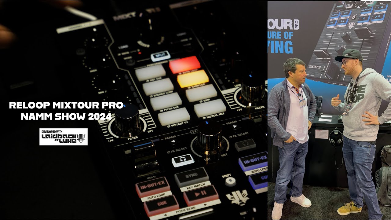 Reloop MixtourPro Namm Show junto a DJ Nick