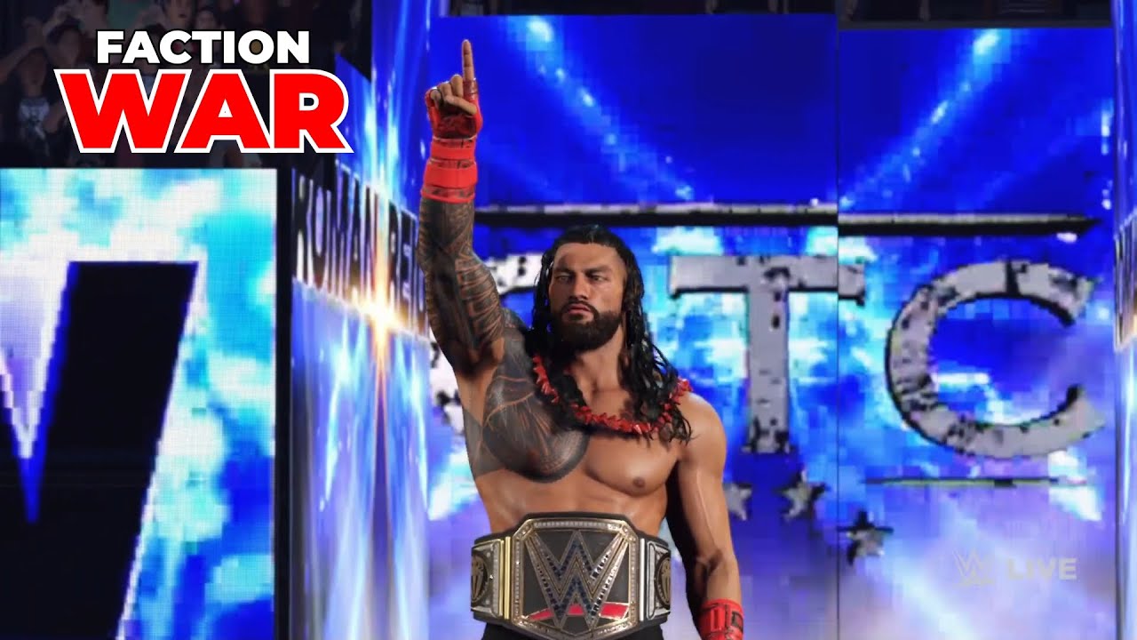 Bloodline vs Judgment Day – 4v4 War Games Match | WWE 2K25 Ultra Realistic Gameplay