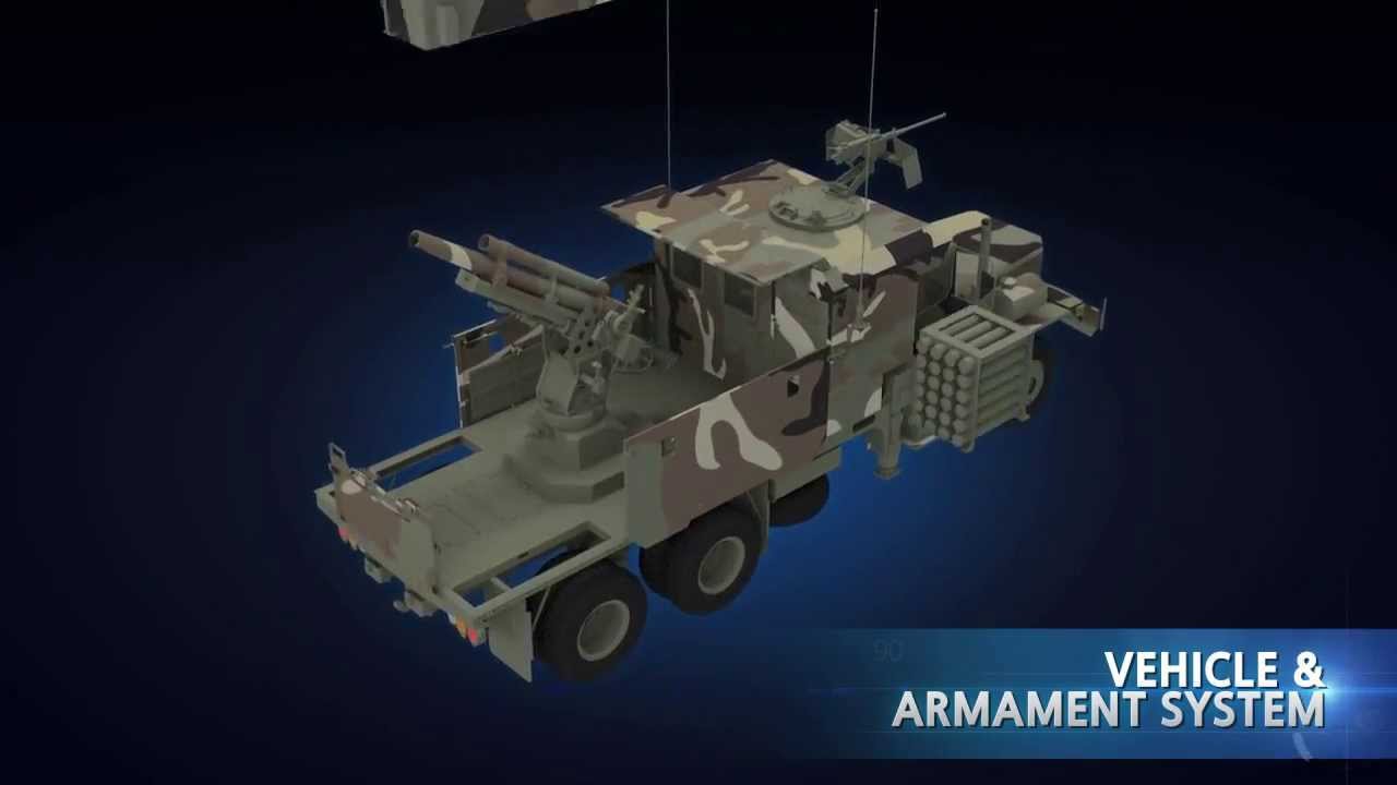 EVO-105 South Korea 105mm self propelled howitzer on truck chassis KM500 Samsung Techwin