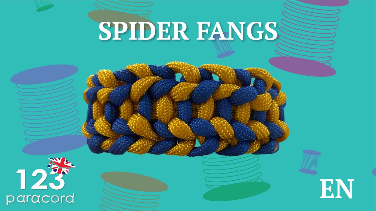 Spider Fangs | Paracord tutorial ENGLISH