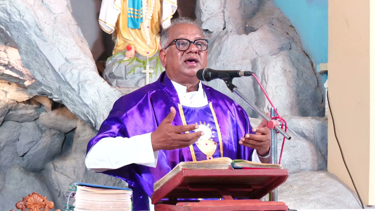 📖மறையுரை Rev.Fr ANTO SJ - Kodaikanal l வில்லியனூர், தூய லூர்து அன்னை திருத்தலம்.