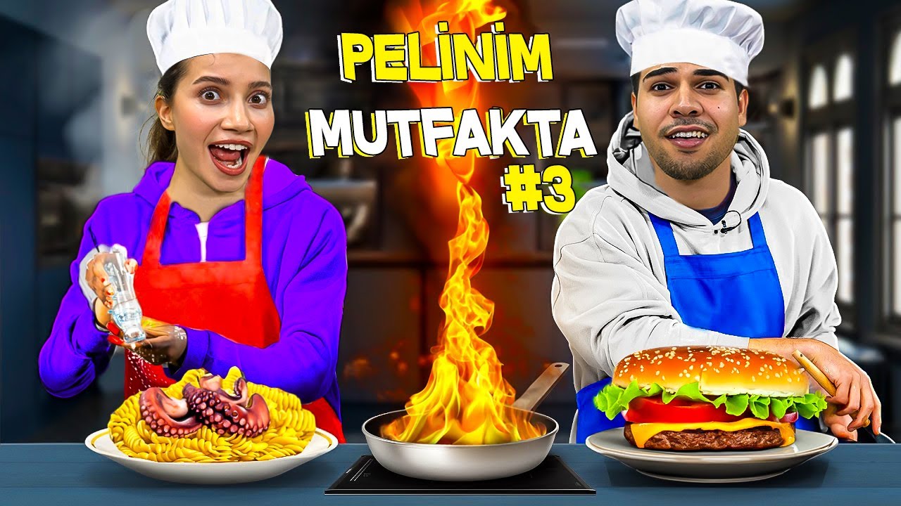 PELİNİM MUTFAKTA ?! #3 (BÜYÜK SÜRPRİZ) | PELİN YAR | BERK ÇİÇEKGİL