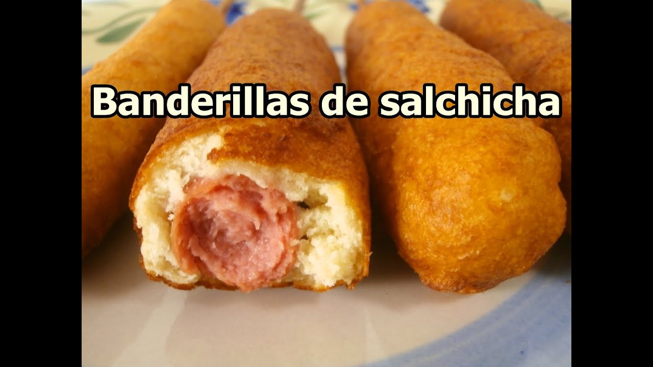 Banderillas de salchicha. CORN DOG