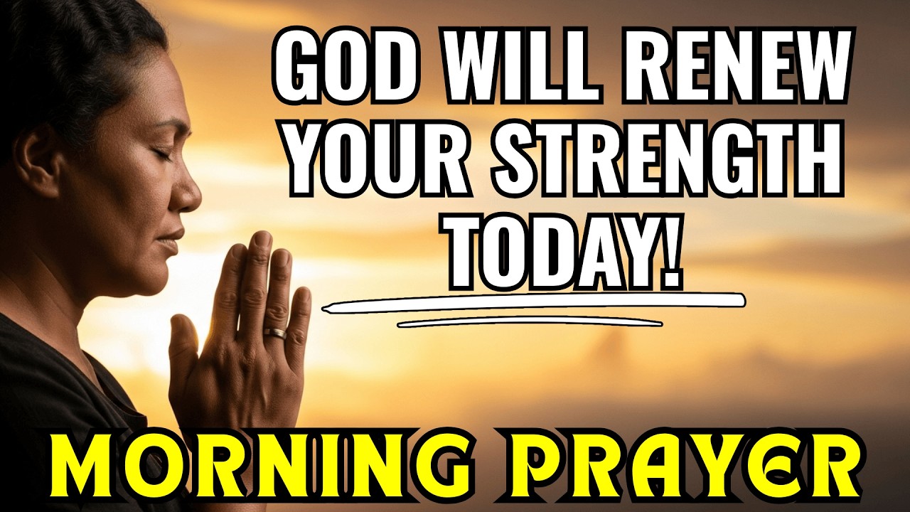 Start the Day with This Word! God Will Renew Your Strength Today | Morning Prayer