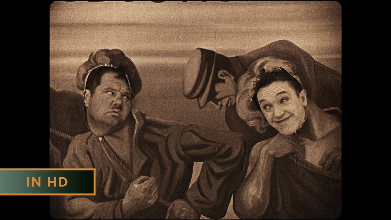 Laurel & Hardy: Year One | With Love and Hisses (1927) - Clip [HD]