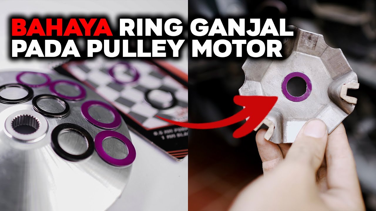 FUNGSI RING GANJAL UNTUK PULLEY CVT MOTOR MATIC #variomodifikasi #vario110karbu #vario110
