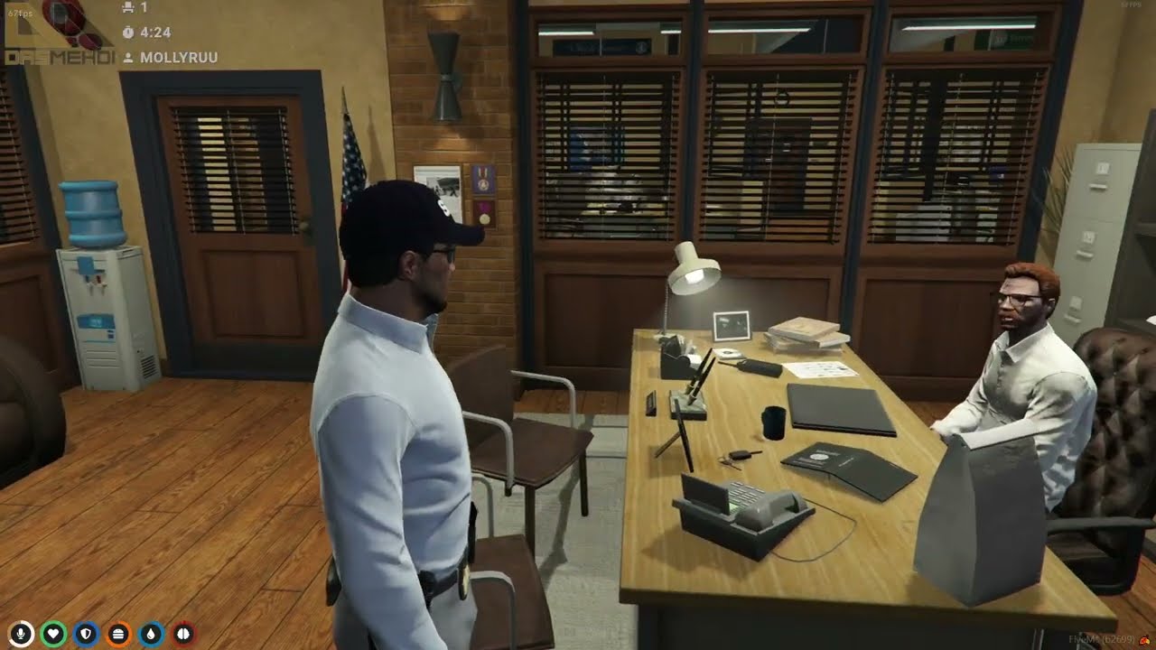 Asst. Chief Dark suspends Brian Knight for the Sanguine Isle War Incident