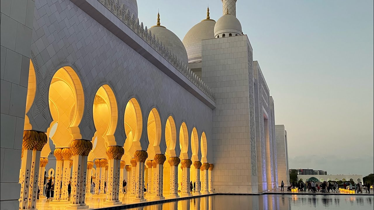 Sheikh Zayed Grand Mosque Abu Dhabi مسجد شیخ زاید ابوظبی قسمت ۲# تشکر از حضور گرم تان