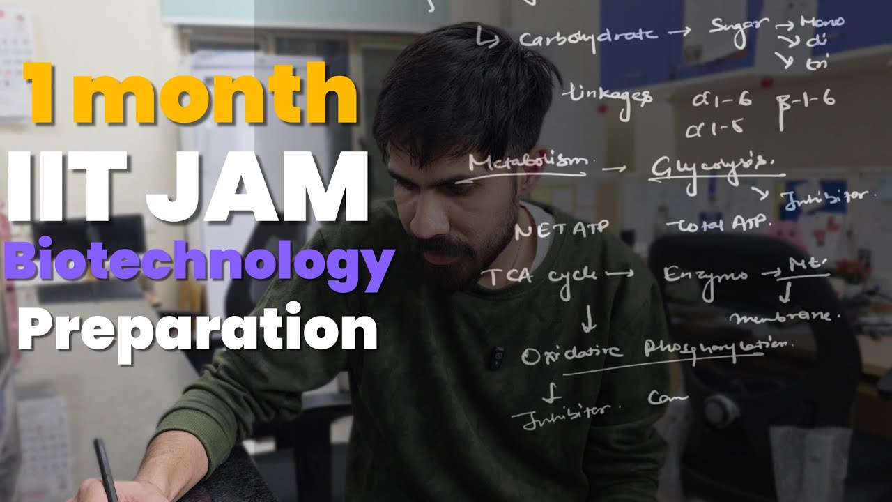 1 month Preparation for IIT JAM Biotechnology 