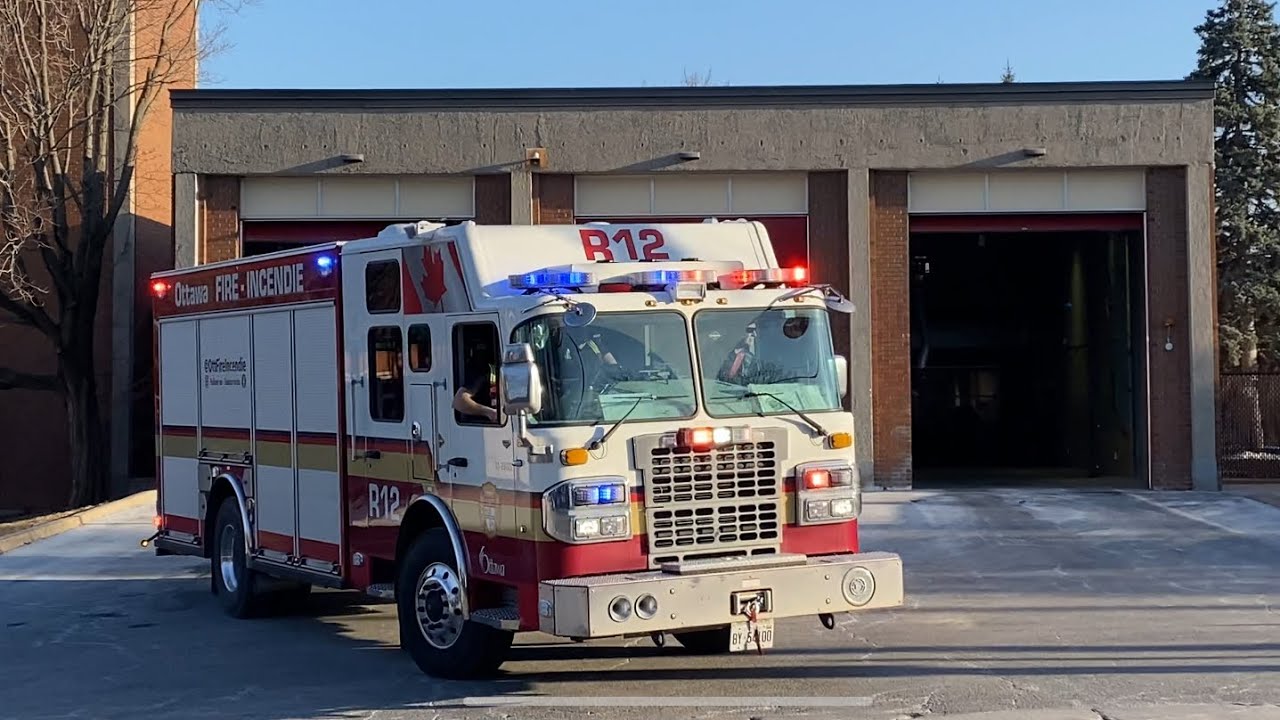 *FIRST CATCH* Ottawa Fire Service Responding - NEW R12, P12