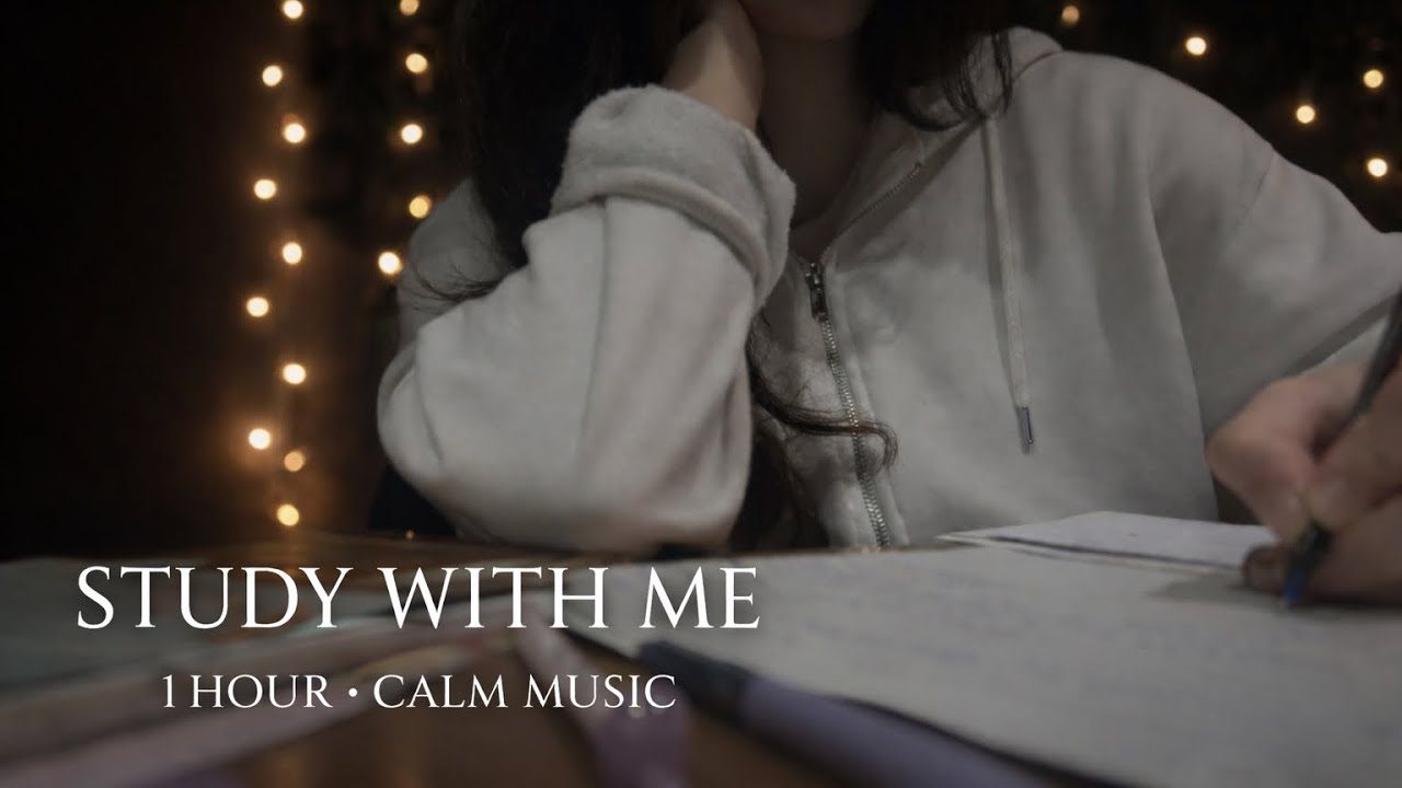 1 HOUR Study With Me 📚 | No Break | Calm Music | Deep Focus Session