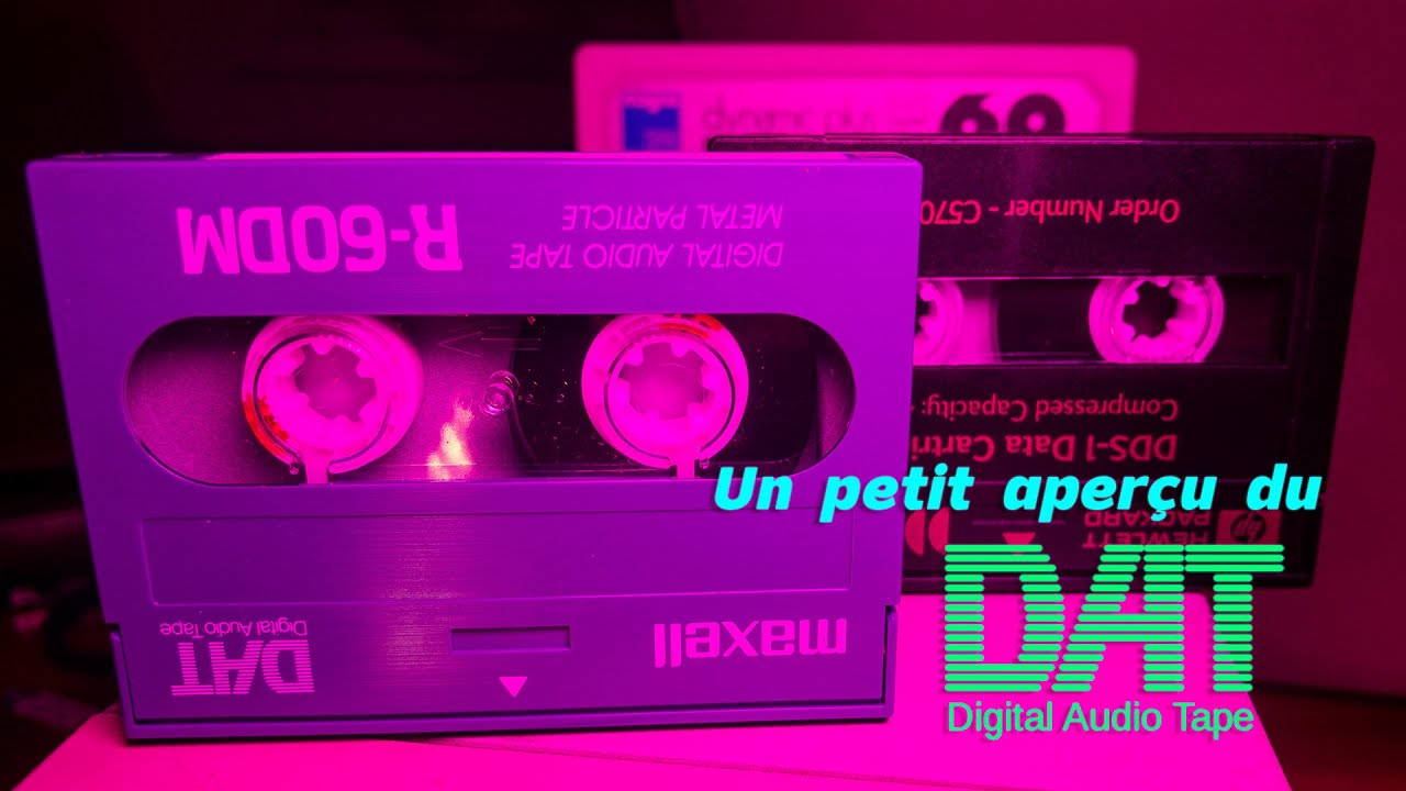 Le DAT : digital Audio Tape : la cassette numérique