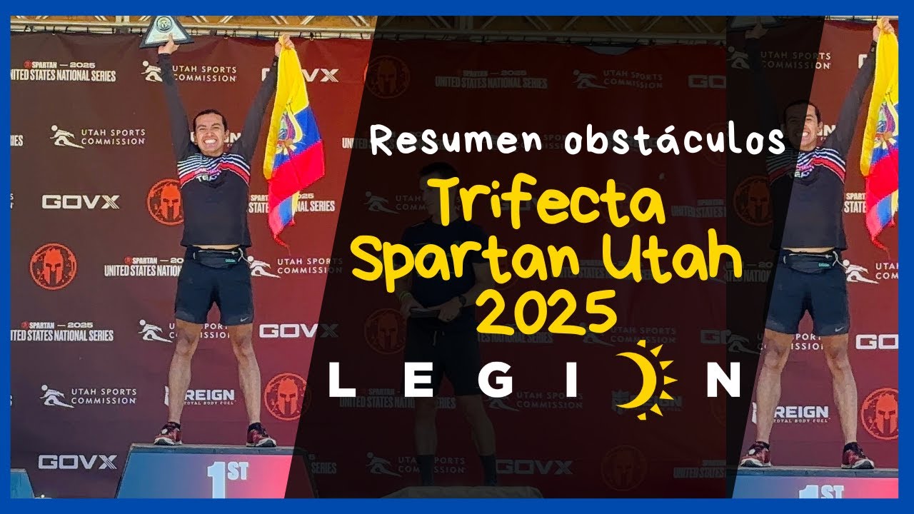 Trifecta Spartan Utah 2025 | Fernando Valenzuela, 1er Ecuatoriano ÉLITE en ganar una Spartan Race