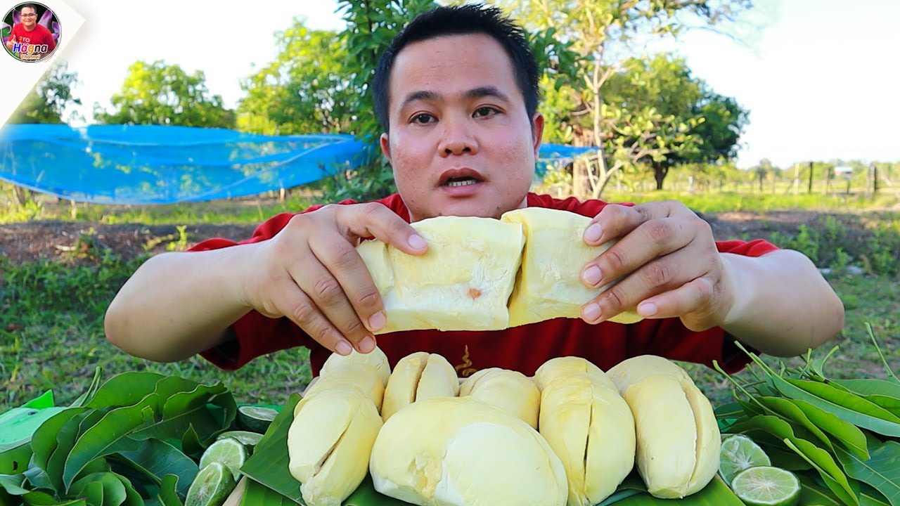 กินทุเรียนหมอนทองพูใหญ่ๆ กรอบนอกนุ่มในหวานกำลังพอดี แซ่บๆ คักอิหลี