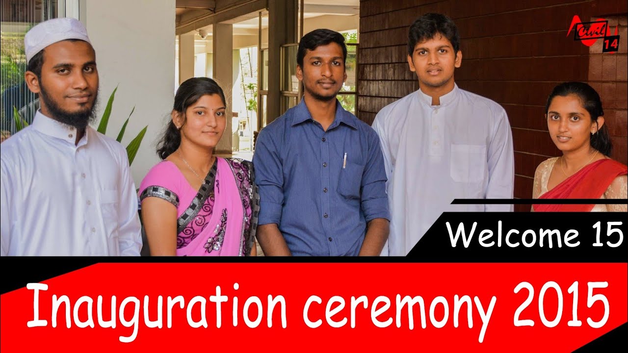 Inauguration Ceremony 2015 | 15 Batch -University of Moratuwa| Decorations | 