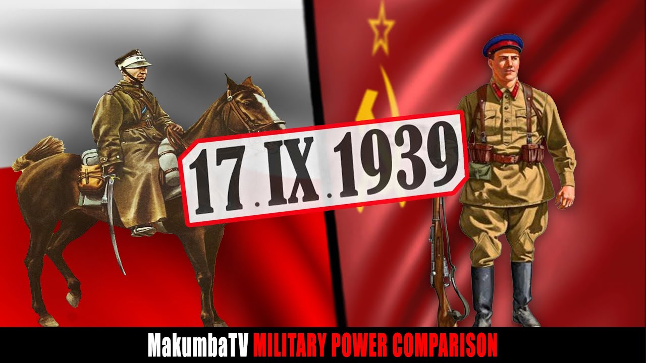 1939 Polska vs 1939 ZSRR | Porównanie siły militarnej