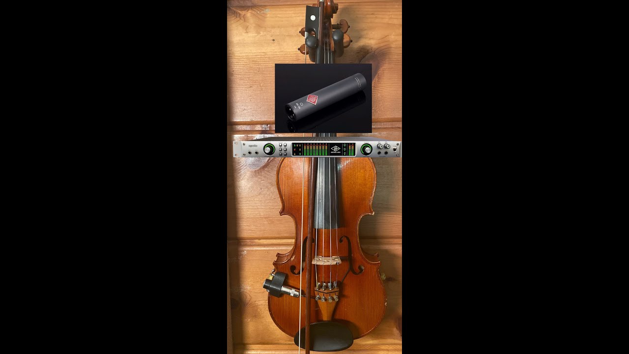 How to record beautiful, professional violin! Mic'ing and processing explained to Ashokan Farewell!