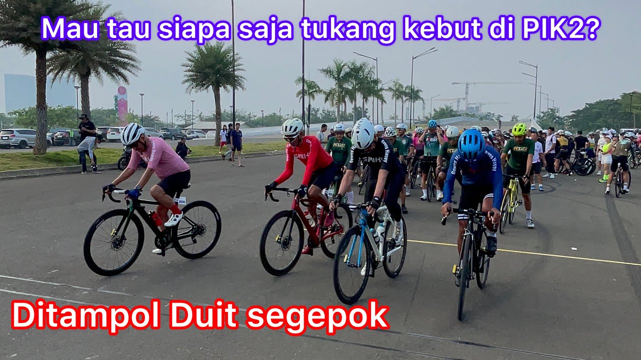 Jawara Tanjakan harus Kebut di Datar PIK2 TTT Moduit Race