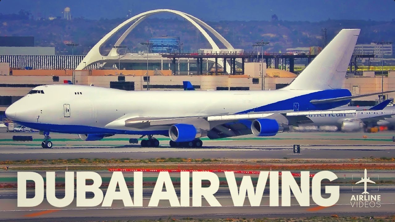Dubai Air Wing 747 | LAX Plane Spotting