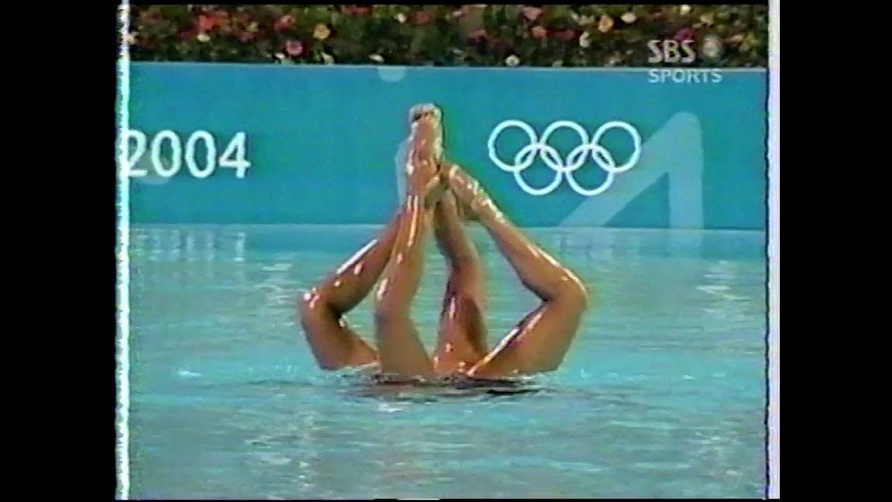 2004 Athens OG Synchro Duet Free - Japan(Artistic Swimming) | Miya Tachibana, Miho Takeda