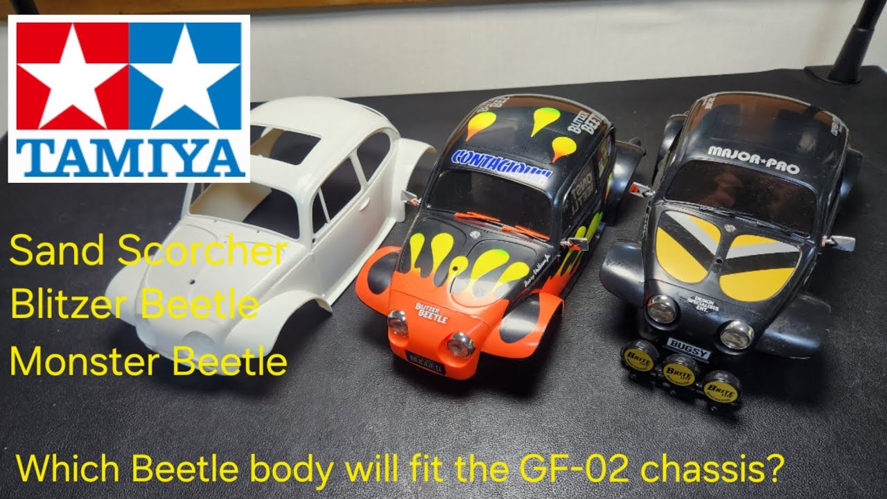 Which Beetle body will fit the TAMIYA GF-02 chassis?