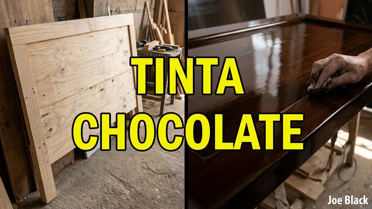 Sellador para Madera Color Chocolate. Barniza tus Muebles Color Chocolate