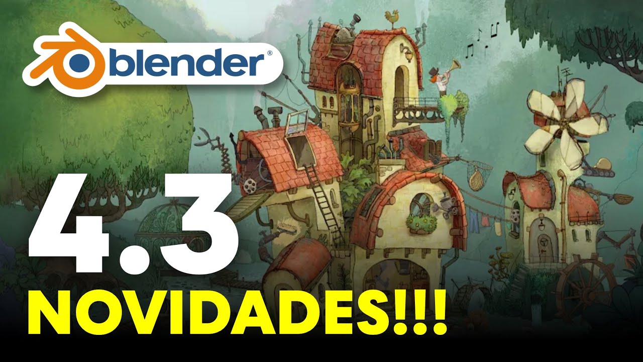 NOVIDADES do Blender 4.3 | Fique por dentro do que mudou!