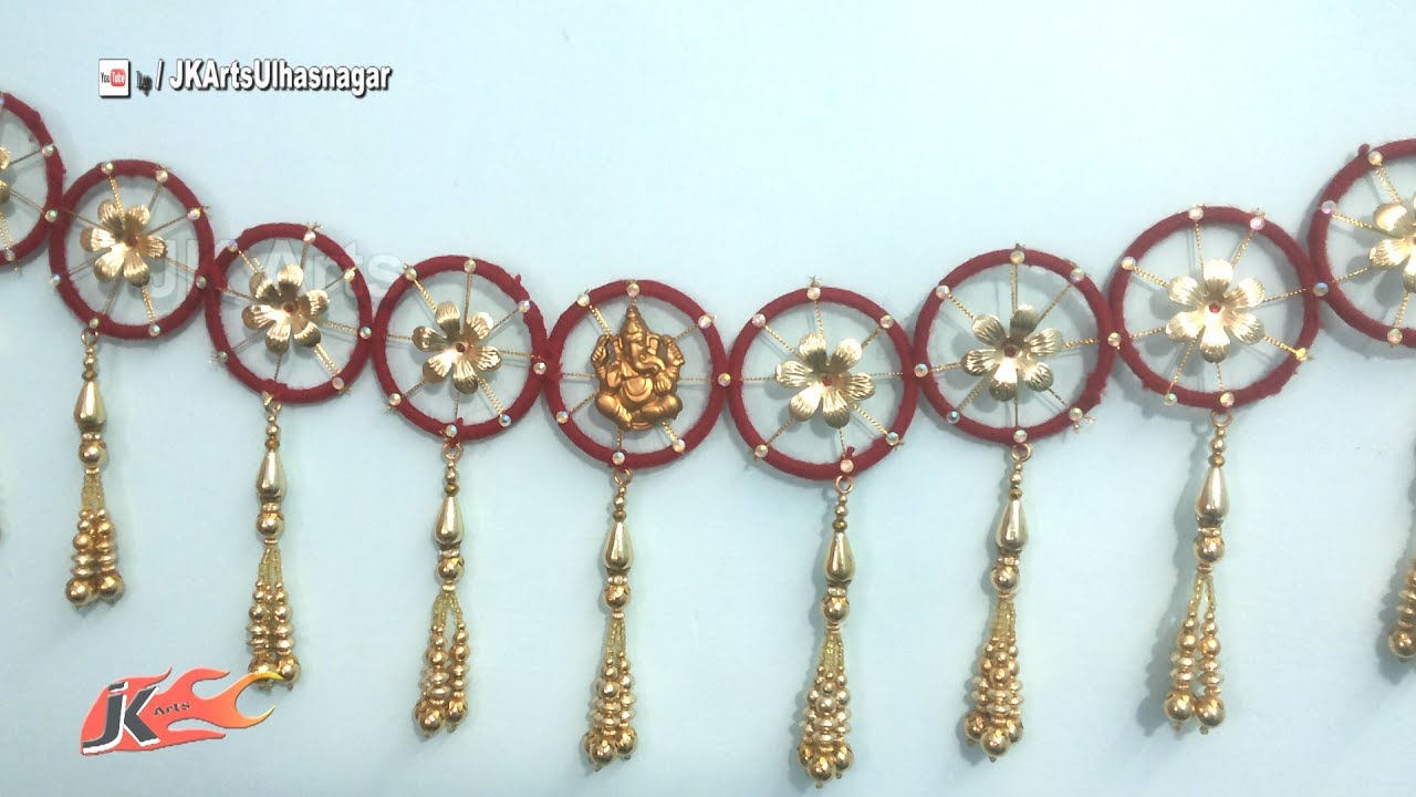 Best out of waste bangles | How to make  Toran |  | JK Arts 944