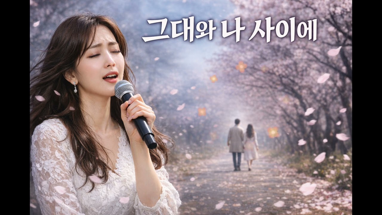 그대와 나 사이에 AI뮤직 #애절한 사랑노래 정통 감성 발라드 트로트 노래 이 봄이 지나가면 또다시 봄은 오겠지 요!^~^💕 