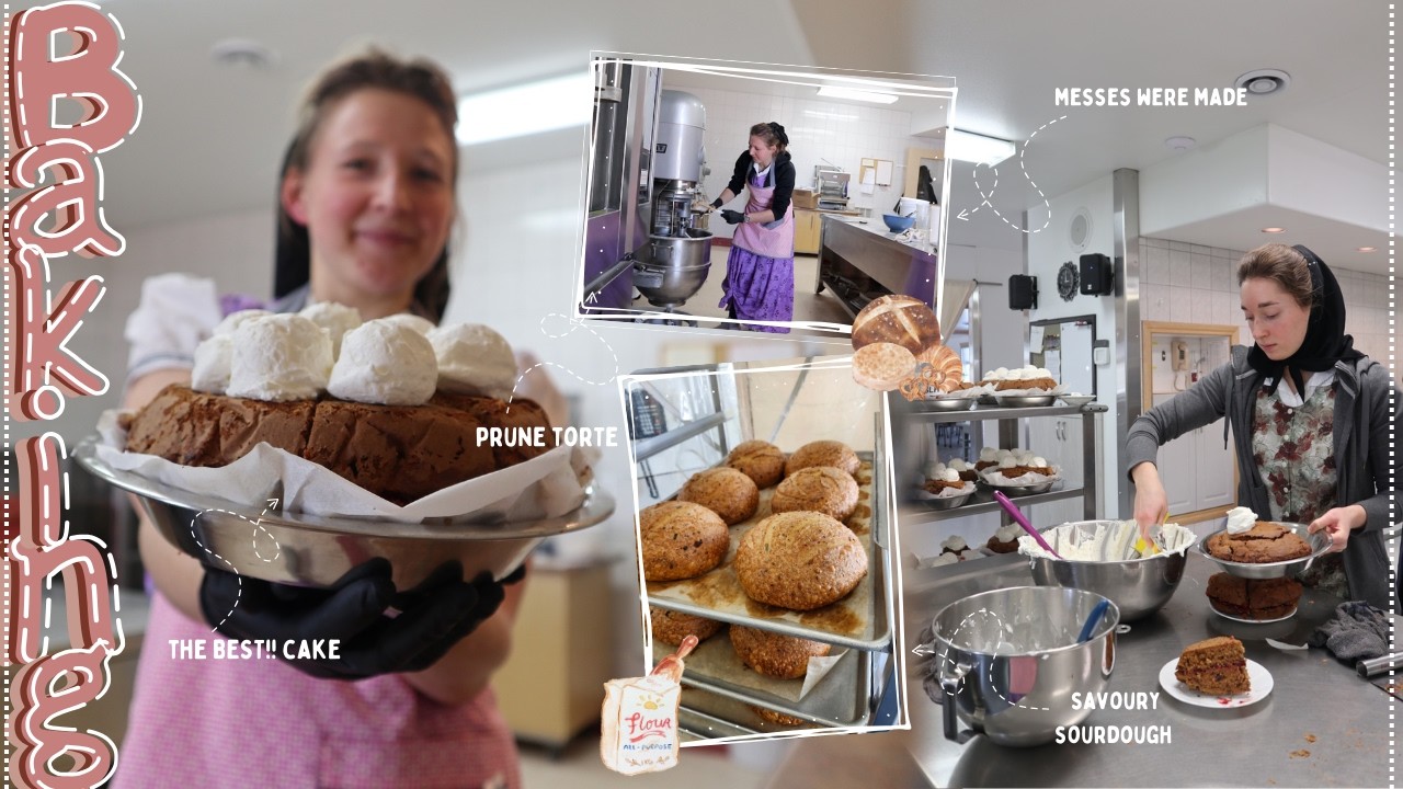first bake week of the year | visit with me while I work 🧑‍🍳🍞