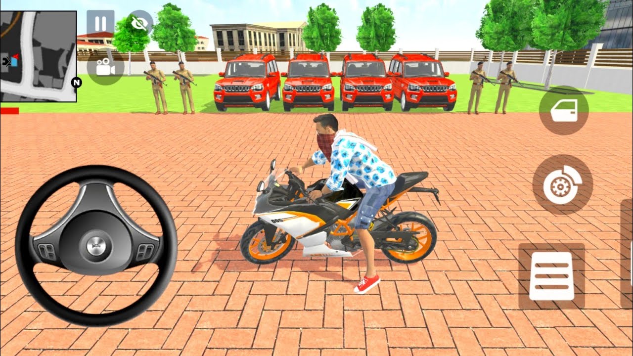 Franklin order by 4️⃣ Scorpio 💥 and 1️⃣ Bike 🏍️ in Indian 🇮🇳 bike Theft Auto Simulator 🎮