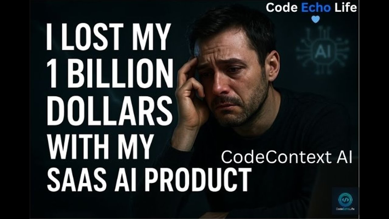 😭 I Lost My 💰 $1 Billion SaaS Dream to Artificial Intelligence 🤖 | True Story