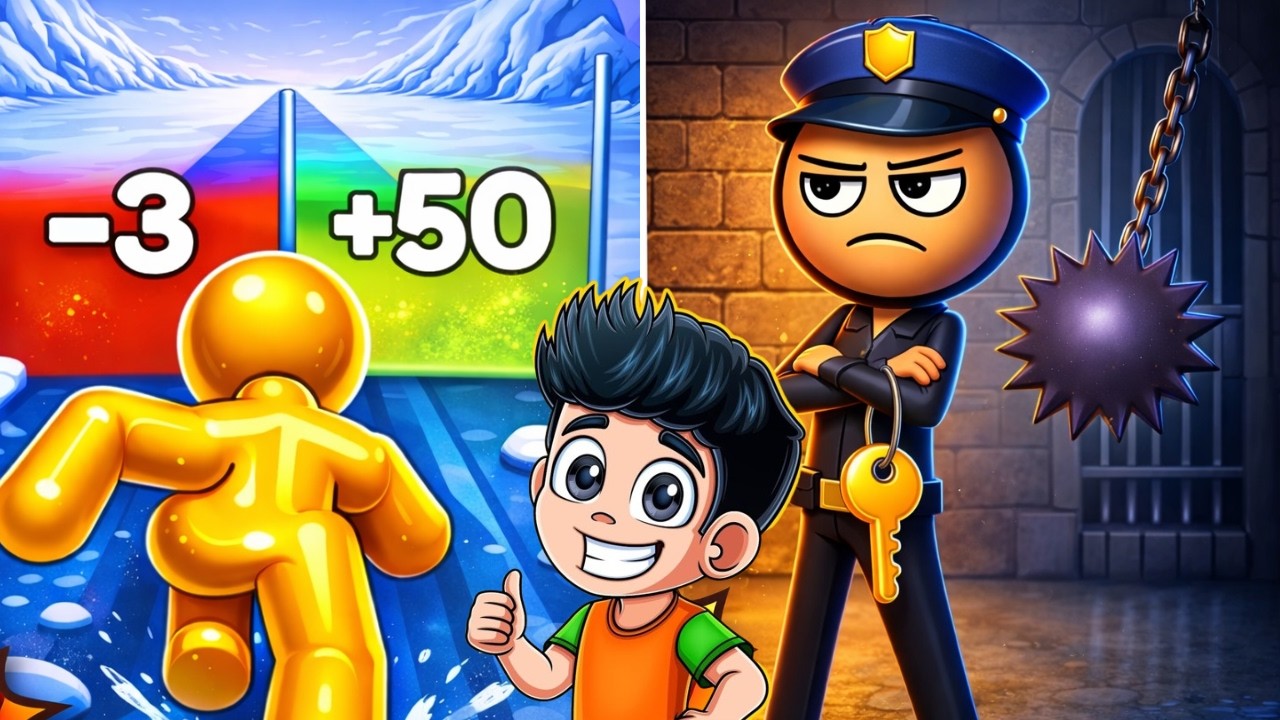 Thief Puzzle vs Tall Man Run Gameplay Showdown
