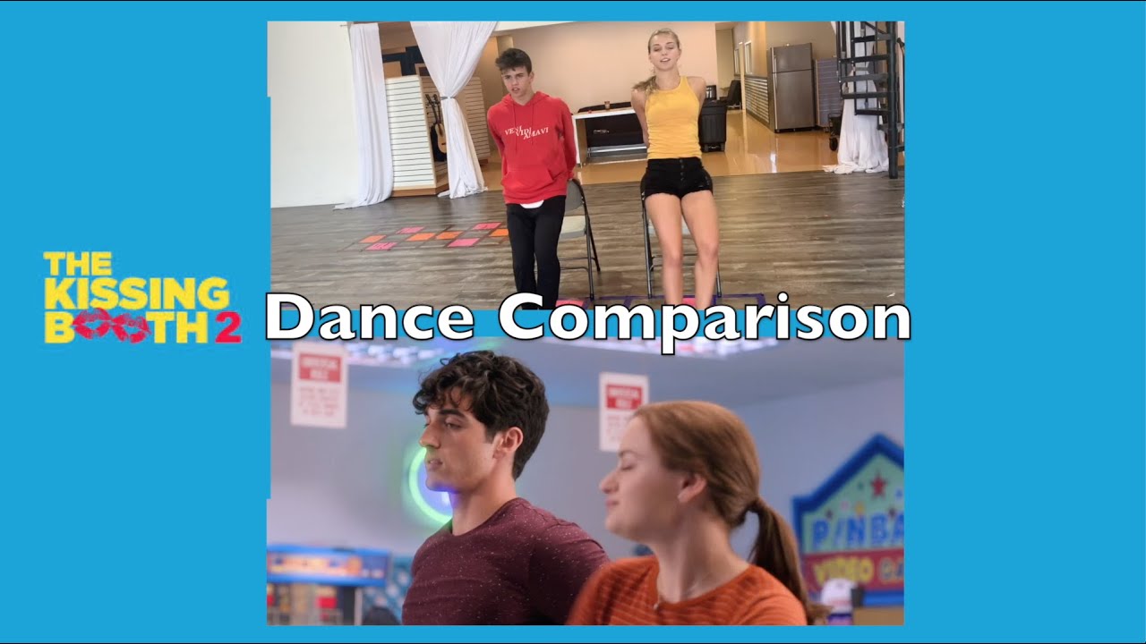 BTS: The Kissing Booth 2 Dance Comparison | 