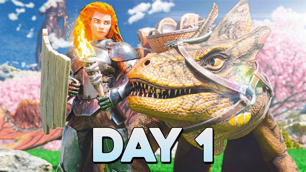 SOLO Dominating Astraeos On Day 1 ARK Small Tribes!