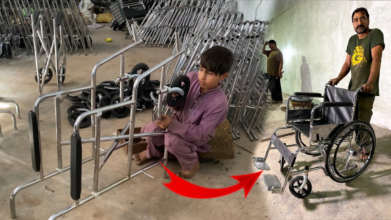 Amazing Process of Making Manual Wheelchair | Factory Manufacturing Process
