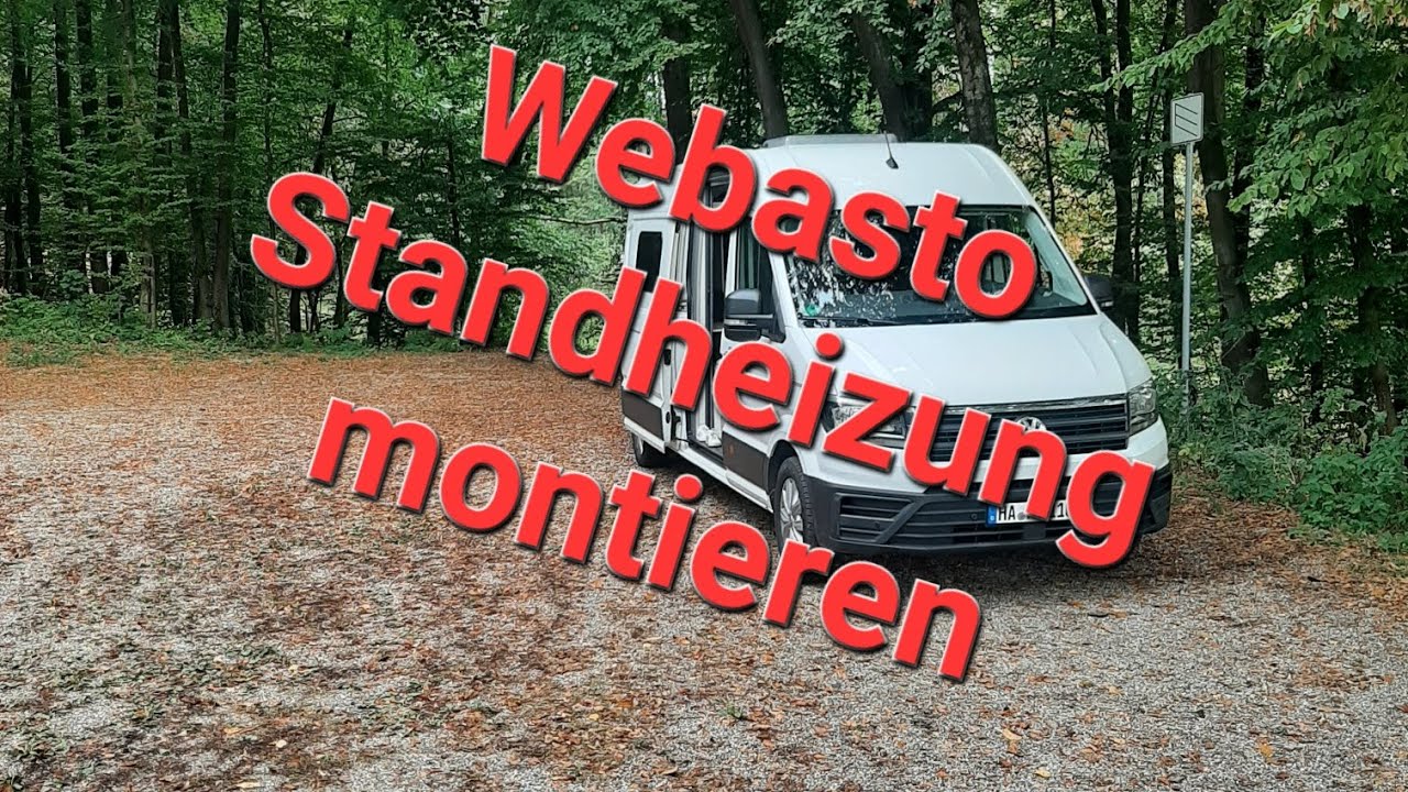 VW Crafter. Webasto Standheizung montieren.
