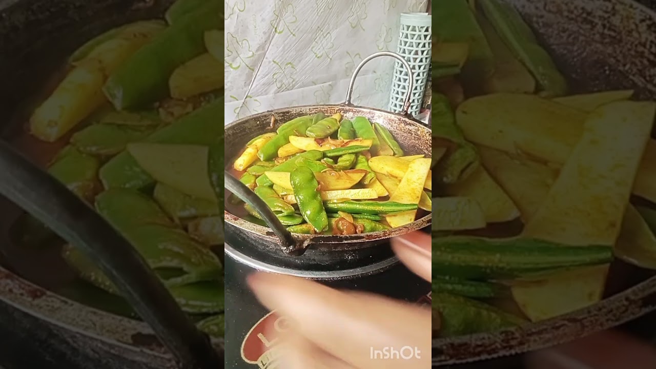 আমার গাছের সিম চড়চড়ি রান্না। Sim recipi 