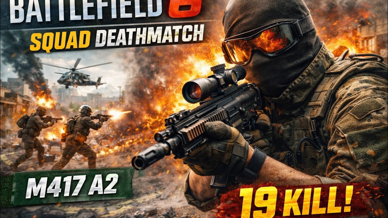 Battlefield 6 | M417 A2 19 Kill | Squad Deathmatch