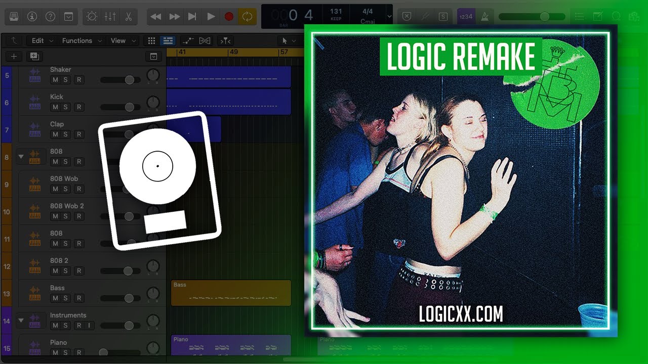 The Blessed Madonna - Serotonin Moonbeams (Logic Pro Remake)