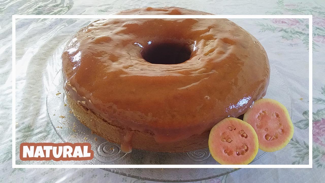 BOLO DE GOIABA NATURAL QUE FICA SUPER FOFINHO !! - LET&Iacute;CIA MARIA