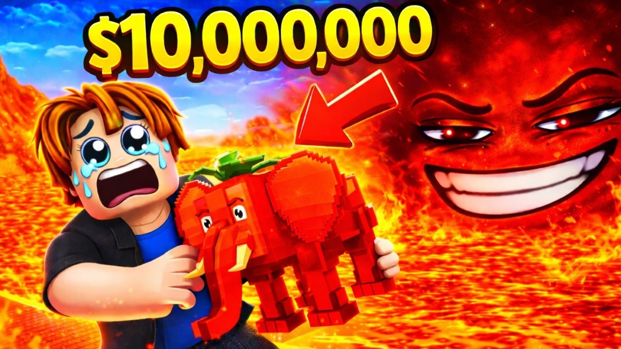 ¡LAVA DESCONTROLADA EN ROBLOX! | Sobrevive a LAVA Para Brainrots!