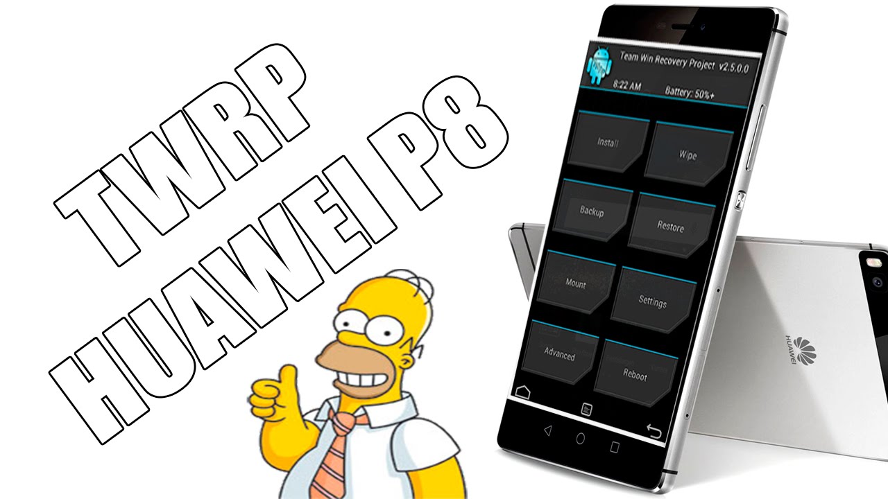 INSTALAR CUSTOM RECOVERY (TWRP ) - HUAWEI P8 (GRA-L09)  (SOLO Android 5.0)