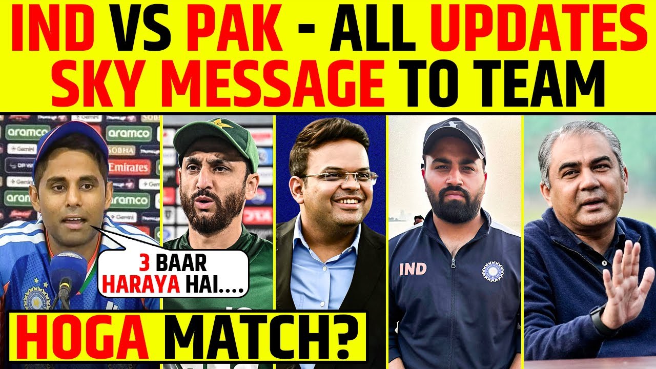 INDIA VS PAKISTAN – LATEST UPDATES | SURYA’S MESSAGE TO TEAM | IND VS PAK MATCH HOGA? #t20worldcup